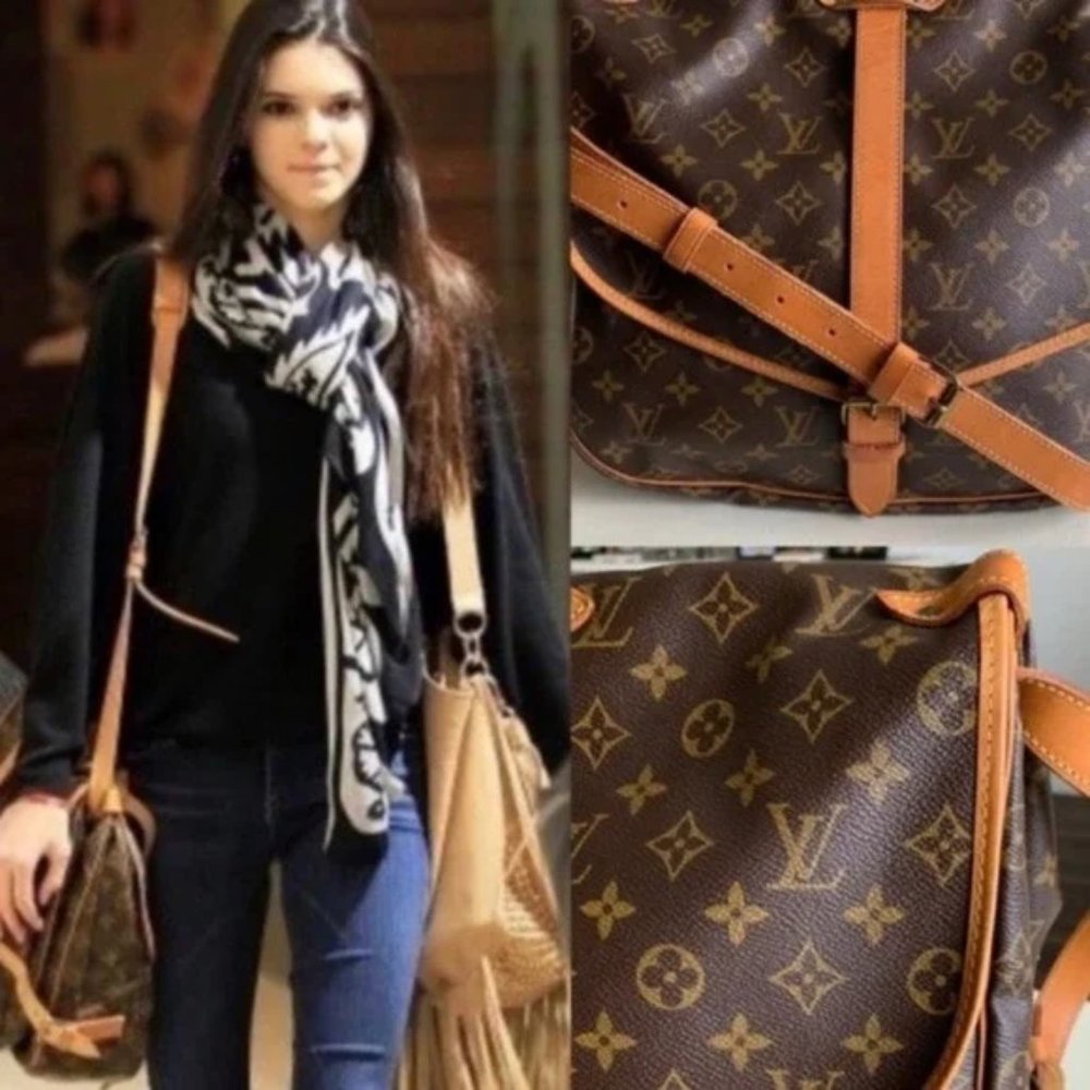 💎✨EXTRA LARGE✨💎 Authentic Louis Vuitton Monogram Saumur 35 Crossbody